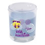 Flower Bougie insecticide en verre lavande 125 g protection extérieure 34 h