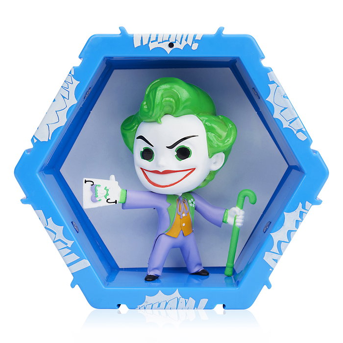 Wow Pods - DC Super Friends - Figurine Joker lumineuse avec LED et sensor de mouvement - Lampe de nuit et jouet encastrable - License DC Comics Wow Pods - DC Super Friends - Figurine Joker lumineuse avec LED et sensor de mouvement - Lampe de nuit et jouet encastrable - License DC Comics