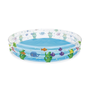 Bestway 51005 Piscine Gonflable Enfant 3 Anneaux Transparente Vie Marine 183x33 cm +2 Ans
