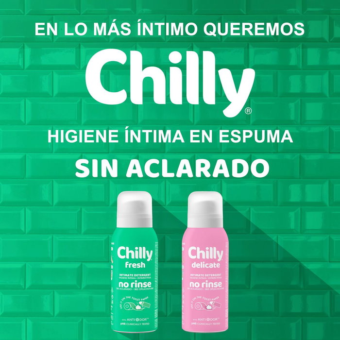 Chilly Mousse Hygiénique Intime Sans Rinçage Fresh 100 ml