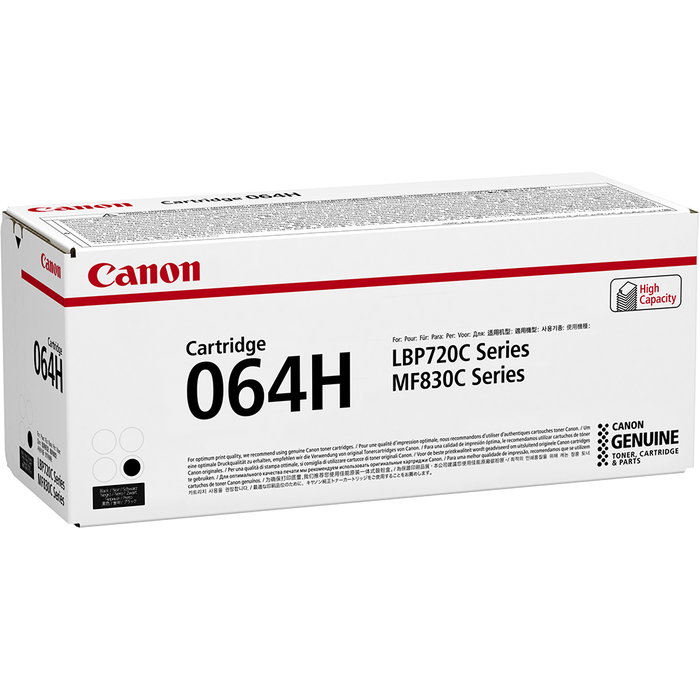 Canon Cartouche de toner 064H noir (4938C001) de haute capacité Canon Cartouche de toner 064H noir (4938C001) de haute capacité