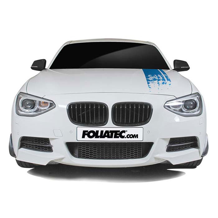 Foliatec Autocollant Voiture Design Rayures Bleues FO33951 22x150cm 2 Pièces