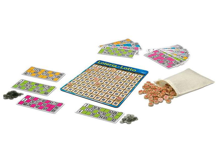 Cayro - Jeu de société Lotería en édition Metal Box, 100 % bois FSC, multilingue (espagnol, anglais, français, allemand, italien, portugais, néerlandais)