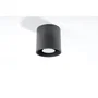 Orbis Lampe de Plafond Orbis SOL-SL.0021 Cylindrique Noir Gris Blanc Design Moderne