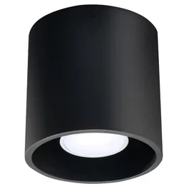 Orbis Lampe de Plafond Orbis SOL-SL.0021 Cylindrique Noir Gris Blanc Design Moderne