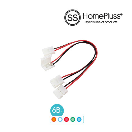 HomePluSS Sac de 2 connecteurs pour rubans LED monochromes HomePluSS Sac de 2 connecteurs pour rubans LED monochromes