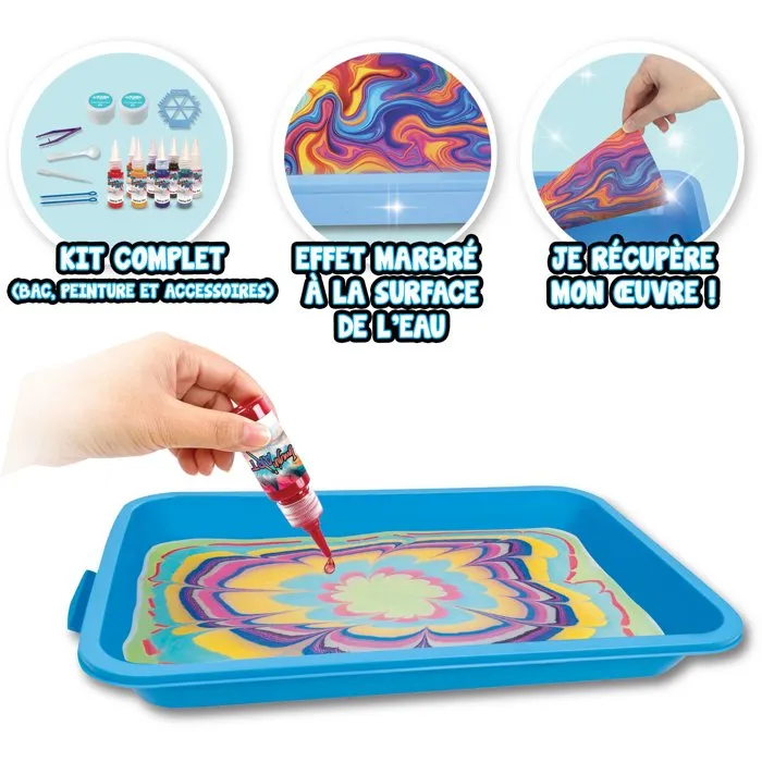 Silverlit Imagin'Art Marbling Studio - Kit de peinture marbrée Silverlit Imagin'Art Marbling Studio - Kit de peinture marbrée