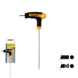 WOLFPACK LINEA PROFESIONAL Clé Allen avec extrémité sphérique et manche Soft Touch 2,5 mm