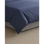Parure de lit 1 housse de couette 140 x 200 cm + 1 taie d'oreiller 60 x 60 cm - Bleu