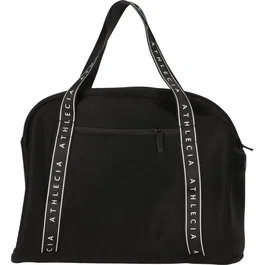 Athlecia Sac de sport Eshely - Noir - Polyester - 38 cm (H) x 52 cm (L) x 20 cm (P) - Poches extérieures à fermeture éclair et pression
