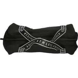 Athlecia Sac de sport Eshely - Noir - Polyester - 38 cm (H) x 52 cm (L) x 20 cm (P) - Poches extérieures à fermeture éclair et pression