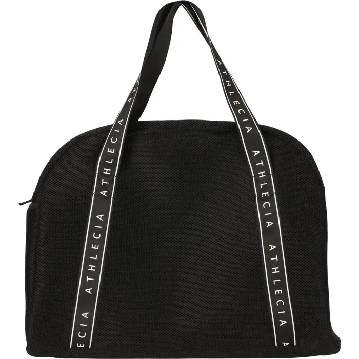 Athlecia Sac de sport Eshely - Noir - Polyester - 38 cm (H) x 52 cm (L) x 20 cm (P) - Poches extérieures à fermeture éclair et pression