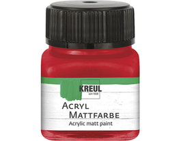 Kreul Peinture acrylique rouge foncé mate 20ml