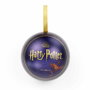 THE CARAT SHOP Ornement de Noël Harry Potter - Boule avec grenouille de chocolat et épingle, diamètre 8,5 cm, en alliage de zinc