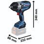 Bosch GDS 18V-1000 Professional Clé à choc sans fil 1/2 po avec 2x 8,0 Ah