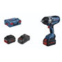 Bosch GDS 18V-1000 Professional Clé à choc sans fil 1/2 po avec 2x 8,0 Ah