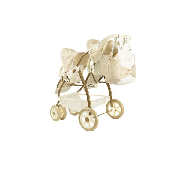 Muñecas Arias Poussette Gemellaire Reborn de Paris avec Sac à Langer Muñecas Arias Poussette Gemellaire Reborn de Paris avec Sac à Langer