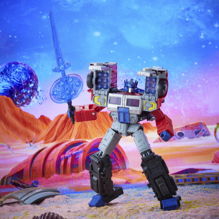 Hasbro Transformers Legacy Series Figure G2 Universe Laser Optimus Prime 18 cm PVC Articulée F30615X0