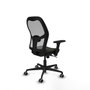 Piqueras y Crespo Chaise de Bureau 3D036G0 Noir