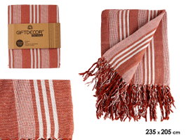 GIFTDECOR Multiusos Rayas Teja 235x205cm