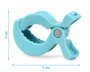 KioKids Pinces pour mousselines bleu