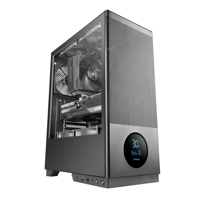 Boîtier ATX semi-tour Tacens 2SAGITTA20 Noir