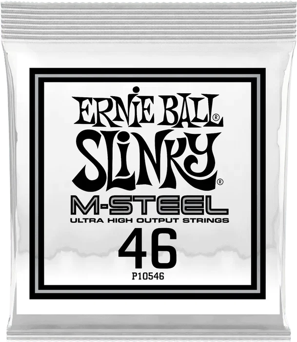 Ernie Ball Slinky M-Steel .046 (Set de 6) Cordes Électriques Ernie Ball Slinky M-Steel .046 (Set de 6) Cordes Électriques