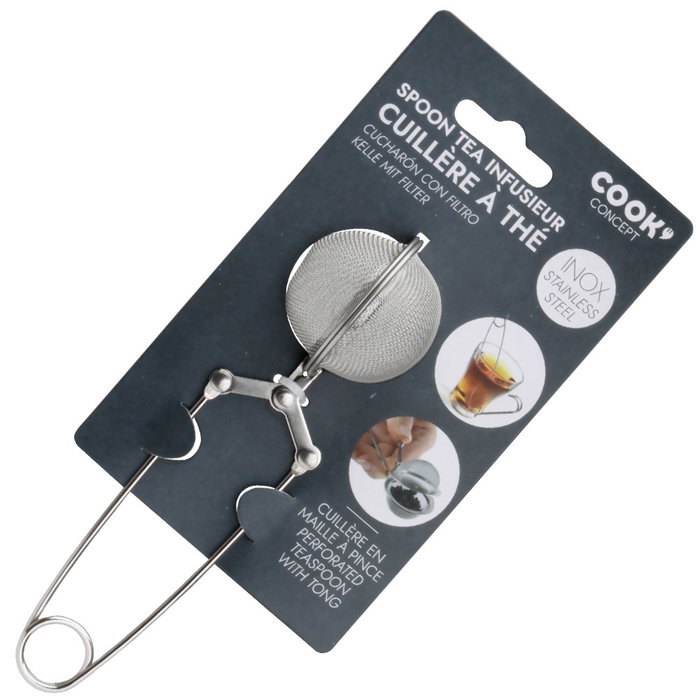 Cook Concept Infuseur de thé à pince en acier inoxydable