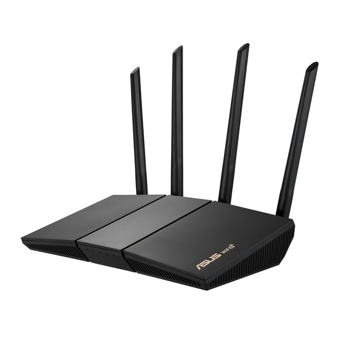 Asus RT-AX57 Routeur WiFi 6 (802.11ax) Dual Band AX3000 3000 Mbps, AiProtection Classic Sécurité par Trend Micro, MU-MIMO, OFDMA, Compatible AiMesh