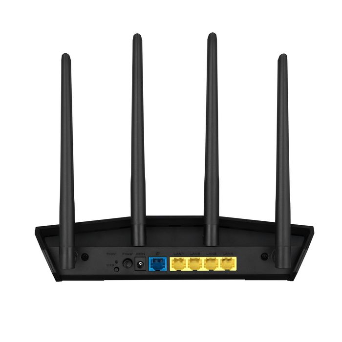 Asus RT-AX57 Routeur WiFi 6 (802.11ax) Dual Band AX3000 3000 Mbps, AiProtection Classic Sécurité par Trend Micro, MU-MIMO, OFDMA, Compatible AiMesh