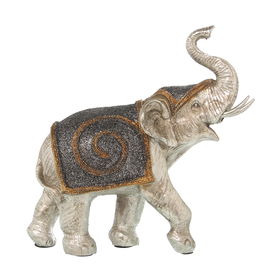 Figurine Décorative Alexandra House Living Argenté Eléphant