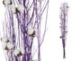 GIFTDECOR Ramillete Algodon Morado