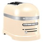 Kitchenaid 5KMT2204 EAC Grille-pain 2 tranches extra-larges métallique avec minuterie et capteur thermique électronique - Couleur amande