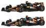 Mattel Hot Wheels Premium Pack de 2 Véhicules Die-Cast 1:64 Team McLaren Formule 1