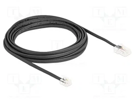 DELOCK Câble téléphonique RJ11 vers RJ45 5m noir