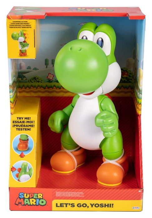JAKKS Pacific Figurine Let's Go Yoshi 36 cm JAKKS Pacific Figurine Let's Go Yoshi 36 cm