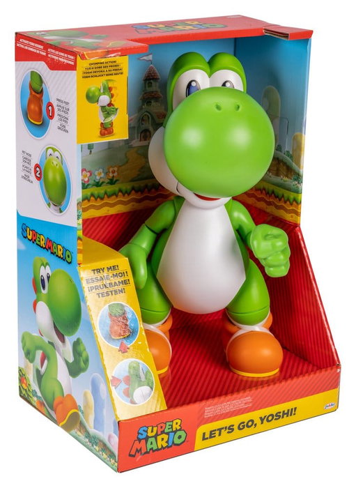JAKKS Pacific Figurine Let's Go Yoshi 36 cm JAKKS Pacific Figurine Let's Go Yoshi 36 cm