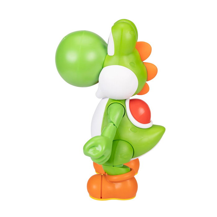 Jakks Pacific Figurine Yoshi Let's Go 36 cm - 413994 - Avec plus de 20 sons et musiques - Multilingue anglais français allemand italien portugais espagnol