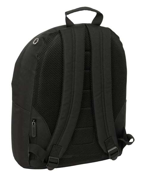 Safta Kappa Basics Mochila Sac à dos pour ordinateur portable 14,1 pouces Noir 31x41x16 cm