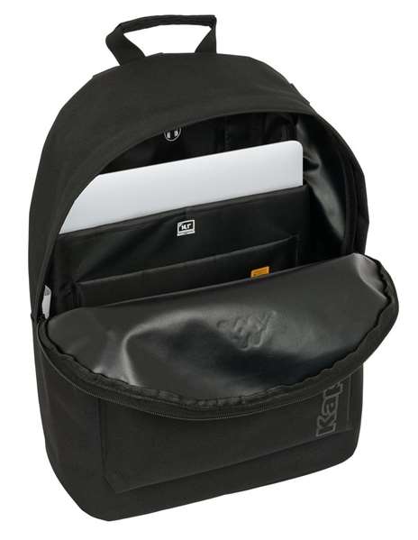 Safta Kappa Basics Mochila Sac à dos pour ordinateur portable 14,1 pouces Noir 31x41x16 cm