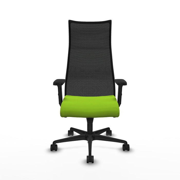 Piqueras y Crespo Chaise de Bureau Albacete Pistache et Noir