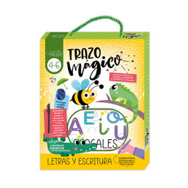 Imagiland Caligraphie en Relief Lettres et Écriture PTC034 - Kit avec 2 Livres, 3 Stylos Magiques et 2 Agrafeurs - Âge 4+ - Espagnol