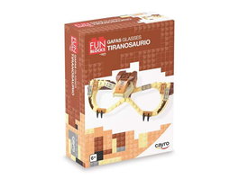 Cayro Fun Blocks - Lunettes T-Rex / Tyrannosaurus, Figurine Dinosaure en Blocs de Construction, Jouet pour Enfants à partir de 3 Ans