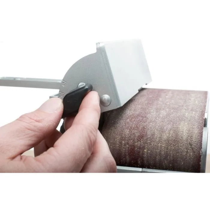 Metabo Ponceuse à bande BAE 75 - Avec socle, sac à poussières, guide et accessoires Metabo Ponceuse à bande BAE 75 - Avec socle, sac à poussières, guide et accessoires