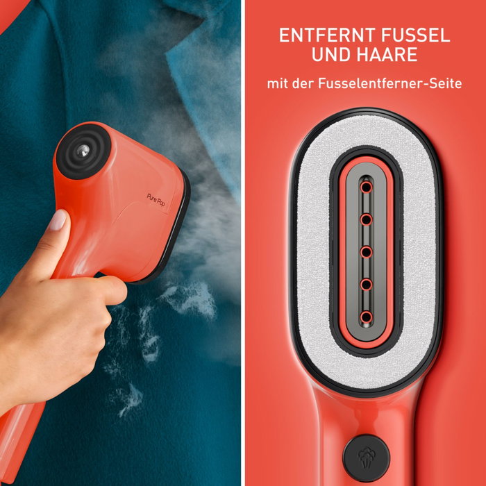 Tefal DT 2022 Pure Pop Garment Steamer, Coral Tefal DT 2022 Pure Pop Garment Steamer, Coral