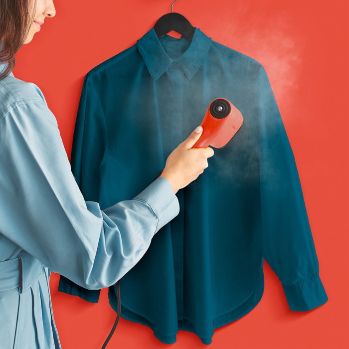 Tefal DT 2022 Pure Pop Garment Steamer, Coral Tefal DT 2022 Pure Pop Garment Steamer, Coral