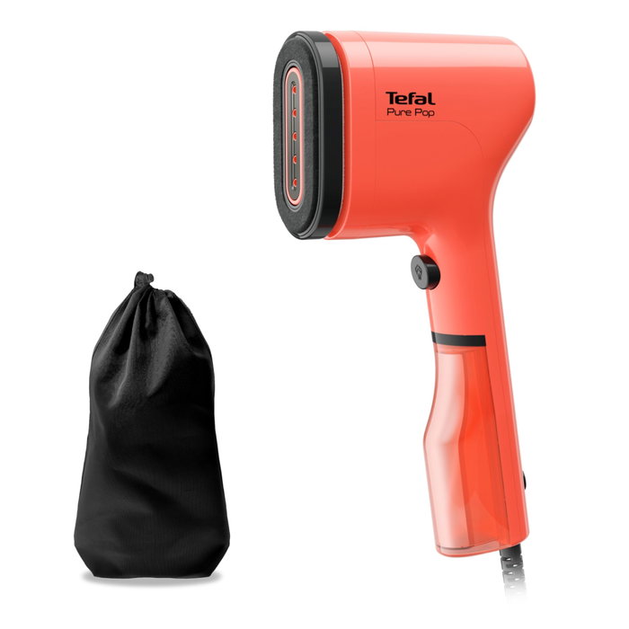 Tefal DT 2022 Pure Pop Garment Steamer, Coral Tefal DT 2022 Pure Pop Garment Steamer, Coral