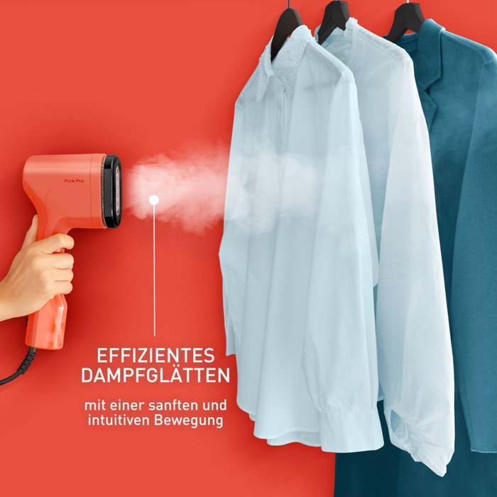 Tefal DT 2022 Pure Pop Garment Steamer, Coral Tefal DT 2022 Pure Pop Garment Steamer, Coral