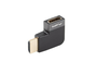 Lanberg Adaptateur HDMI 2.1 8K 48 Gbit/s mâle coudé vers femelle droit avec HDR
