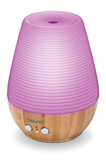 Beurer LA-40 Diffuseur d'arômes avec ultrason et chromothérapie, lumière LED 6 couleurs, pour pièces jusqu'à 20 m²